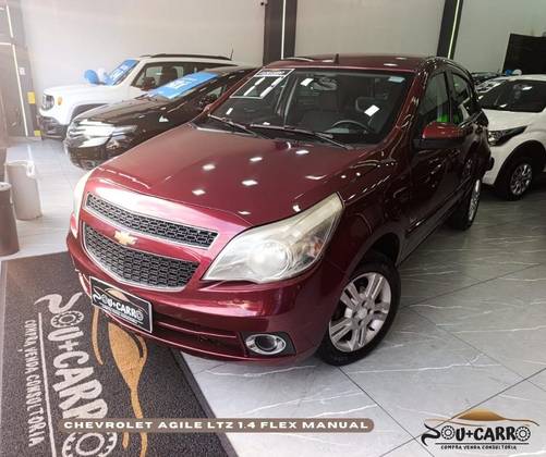 CHEVROLET AGILE 1.4 MPFI LTZ 8V FLEX 4P MANUAL CHEVROLET AGILE 1.4 MPFI LTZ 8V FLEX 4P MANUAL